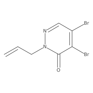 2-Allyl-4,5-dibromopyridazin-3(2H)-one Structure