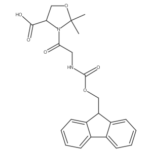 Fmoc-Gly-D-Ser(psi(Me,Me)-Pro)-OH Structure