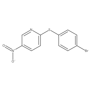 2-[(4-Bromophenyl)sulfanyl]-5-nitropyridine Structure