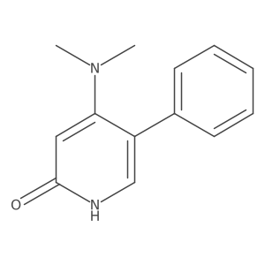 4-(Dimethylamino)-5-phenyl-1,2-dihydropyridin-2-one结构式