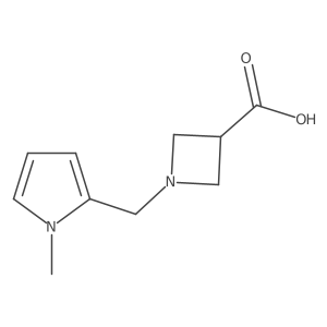 1-((1-methyl-1H-pyrrol-2-yl)methyl)azetidine-3-carboxylic acid Structure