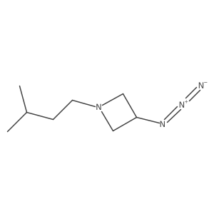 3-Azido-1-isopentylazetidine结构式