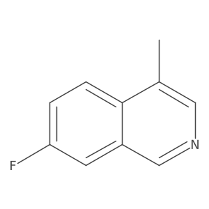 7-Fluoro-4-methylisoquinoline Structure