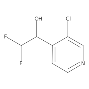 1-(3-Chloropyridin-4-yl)-2,2-difluoroethan-1-ol Structure