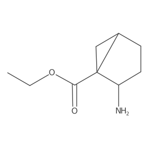 Ethyl 2-aminobicyclo[3.1.0]hexane-1-carboxylate结构式