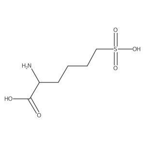 (2R)-2-amino-6-sulfohexanoic acid Structure