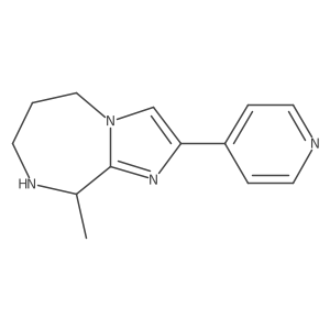 4-[(9R)-9-methyl-5H,6H,7H,8H,9H-imidazo[1,2-a][1,4]diazepin-2-yl]pyridine Structure