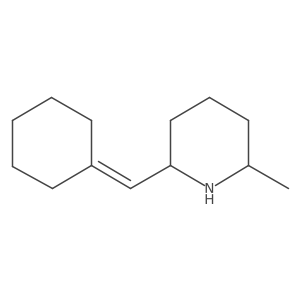 2-(Cyclohexylidenemethyl)-6-methylpiperidine结构式