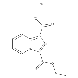 Sodium 3-(ethoxycarbonyl)imidazo[1,5-a]pyridine-1-sulfinate结构式