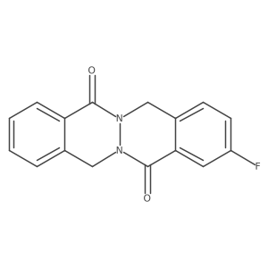 3-Fluorophthalazino[2,3-b]phthalazine-5,12(7H,14H)-dione Structure