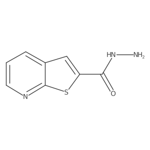 Thieno[2,3-b]pyridine-2-carbohydrazide Structure