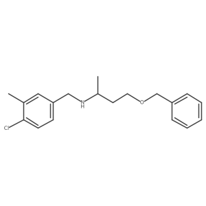 [4-(Benzyloxy)butan-2-yl][(4-chloro-3-methylphenyl)methyl]amine Structure