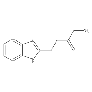 2-[3-(aminomethyl)but-3-en-1-yl]-1H-1,3-benzodiazole结构式