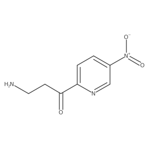3-Amino-1-(5-nitropyridin-2-yl)propan-1-one Structure