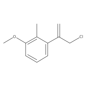 1-(3-Chloroprop-1-en-2-yl)-3-methoxy-2-methylbenzene结构式