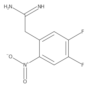 2-(4,5-Difluoro-2-nitrophenyl)ethanimidamide Structure