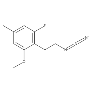 2-(2-Azidoethyl)-1-fluoro-3-methoxy-5-methylbenzene结构式