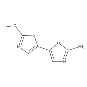 5-(2-Methoxy-1,3-thiazol-5-yl)-1,3-oxazol-2-amine Structure