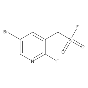 (5-Bromo-2-fluoropyridin-3-yl)methanesulfonyl fluoride Structure
