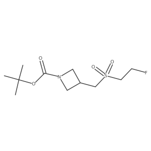 Tert-butyl 3-[(2-fluoroethanesulfonyl)methyl]azetidine-1-carboxylate Structure