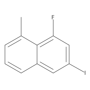 1-Fluoro-3-iodo-8-methyl-naphthalene Structure
