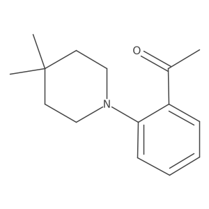 2'-(4,4-Dimethyl-1-piperidinyl)acetophenone Structure