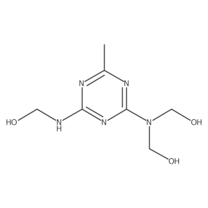 Methanol, [[4-[(hydroxymethyl)amino]-6-methyl-1,3,5-triazin-2-yl]imino]bis- Structure