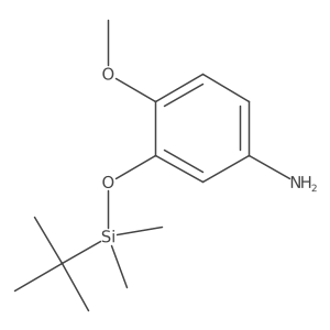 3-(tert-Butyldimethylsilanyloxy)-4-methoxyphenylamine结构式