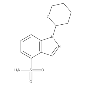 1-(oxan-2-yl)-1H-indazole-4-sulfonamide Structure