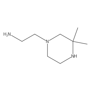 2-(3,3-Dimethylpiperazin-1-yl)ethan-1-amine Structure