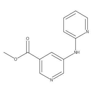 Methyl 5-[(pyridin-2-yl)amino]pyridine-3-carboxylate Structure