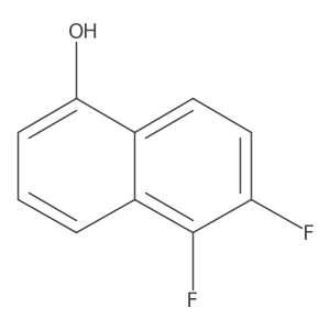 5,6-Difluoronaphthalen-1-ol结构式