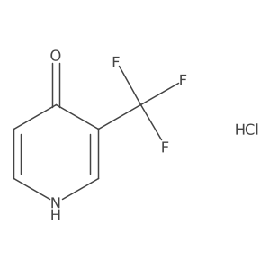 3-(Trifluoromethyl)pyridin-4(1H)-one hydrochloride结构式