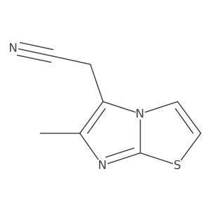 2-{6-Methylimidazo[2,1-b][1,3]thiazol-5-yl}acetonitrile结构式