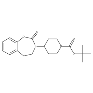 1-t-Butyloxycarbonyl-4-(8,9-dihydro-7h-5-oxa-7-aza-benzocyclohepten-6-one-7-yl)-piperidine Structure