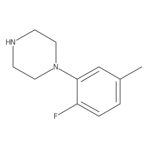 Piperazine, 1-(2-fluoro-5-methylphenyl)-结构式