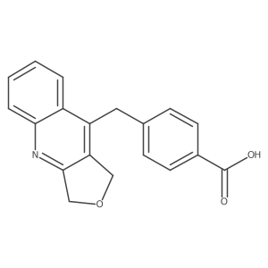 4-[(1,3-Dihydrofuro[3,4-b]quinolin-9-yl)methyl]benzoic acid结构式