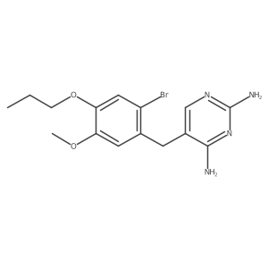 2,4-Pyrimidinediamine, 5-[(2-bromo-5-methoxy-4-P结构式