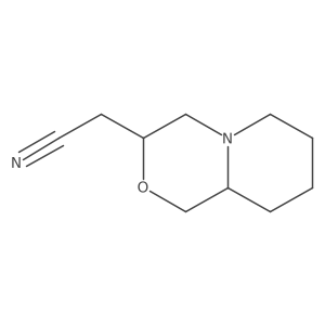 Octahydropyrido[2,1-c][1,4]oxazine-3-acetonitrile Structure