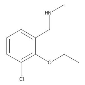[(3-Chloro-2-ethoxyphenyl)methyl](methyl)amine Structure