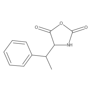 4-(1-Phenylethyl)-2,5-oxazolidinedione Structure