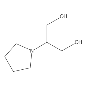 2-(Pyrrolidin-1-yl)propane-1,3-diol结构式