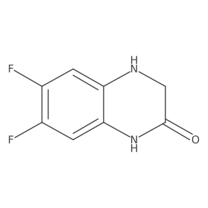 6,7-Difluoro-1,2,3,4-tetrahydroquinoxalin-2-one Structure