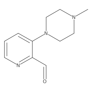 3-(4-Methylpiperazin-1-yl)pyridine-2-carbaldehyde结构式