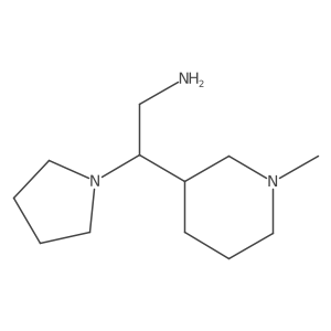 1-Methyl-I(2)-1-pyrrolidinyl-3-piperidineethanamine结构式