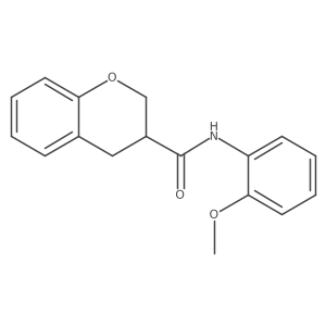 N-(2-methoxyphenyl)-3,4-dihydro-2H-chromene-3-carboxamide Structure