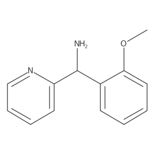 (2-Methoxyphenyl)(pyridin-2-yl)methanamine Structure