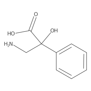 3-Amino-2-hydroxy-2-phenylpropanoic acid Structure