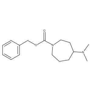 Benzyl 4-(dimethylamino)azepane-1-carboxylate结构式