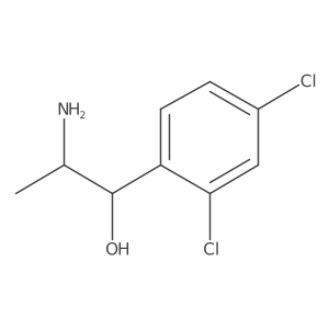 2-Amino-1-(2,4-dichlorophenyl)propan-1-ol结构式